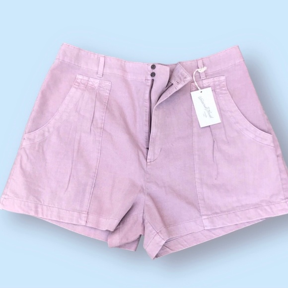 Universal Thread Pants - Universal Thread New mauve cotton high rise chino utility style shorts size 16